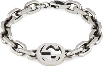 mens gucci bracelet sale|interlocking bracelets men.